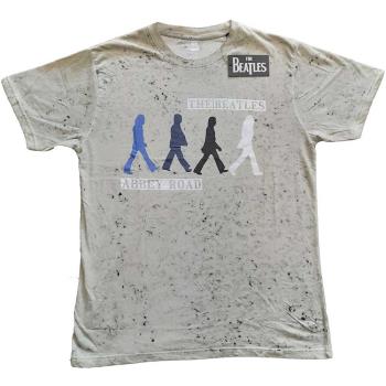 The Beatles: Unisex T-Shirt/Abbey Road Colours (Wash Collection) (Medium)