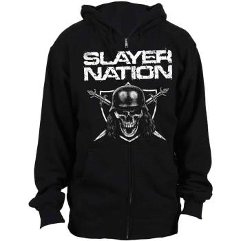Slayer: Unisex Zipped Hoodie/Slayer Nation (Medium)