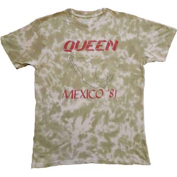 Queen: Unisex T-Shirt/Mexico '81 (Wash Collection) (X-Large)