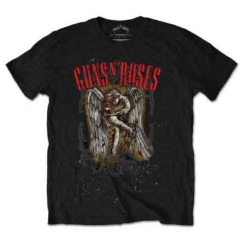 Guns N Roses: Guns N' Roses Unisex T-Shirt/Sketched Cherub (Large)