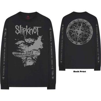 Slipknot: Unisex Long Sleeve T-Shirt/Subliminal Verses (Back & Sleeve Print) (XX-Large)