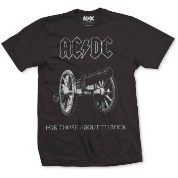 AC/DC: Unisex T-Shirt/About to Rock (Medium)