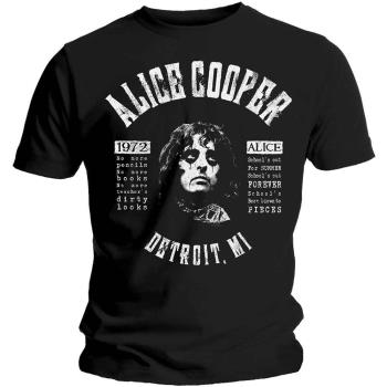 Alice Cooper: Unisex T-Shirt/School's Out Lyrics (Medium)