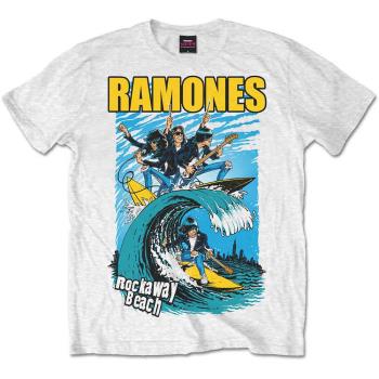 Ramones: Unisex T-Shirt/Rockaway Beach (X-Large)