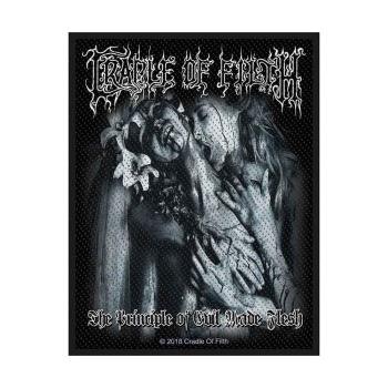 Cradle Of Filth: Standard Woven Patch/Principle of Evil Made Flesh