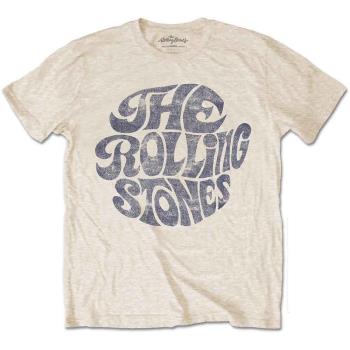 The Rolling Stones: Unisex T-Shirt/Vintage 1970s Logo (Large)