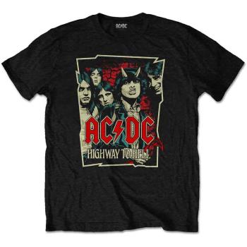 AC/DC: Unisex T-Shirt/Highway To Hell Sketch (X-Large)