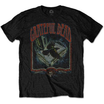 Grateful Dead: Unisex T-Shirt/Vintage Poster (Black) (X-Large)