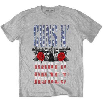 Guns N Roses: Guns N' Roses Unisex T-Shirt/US Flag in Logo (XX-Large)