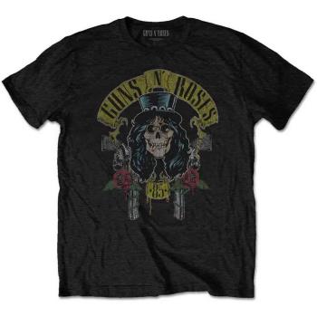Guns N Roses: Guns N' Roses Unisex T-Shirt/Slash 85 (Large)