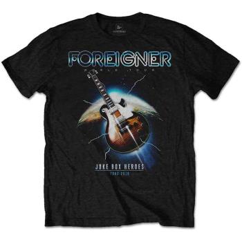 Foreigner: Unisex T-Shirt/Juke Box Heroes (Large)