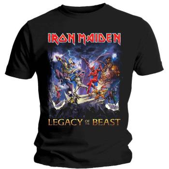 Iron Maiden: Unisex T-Shirt/Legacy of the Beast (Medium)