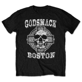 Godsmack: Unisex T-Shirt/Boston Skull (Medium)