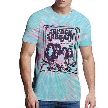 Black Sabbath: Unisex T-Shirt/World Tour '78 (Wash Collection) (Large)
