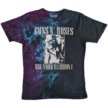 Guns N Roses: Guns N' Roses Unisex T-Shirt/Use Your Illusion Monochrome (Wash Collection) (Large)