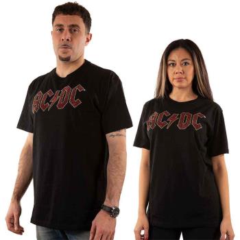 AC/DC: Unisex T-Shirt/Full Colour Logo (Embellished) (XX-Large)