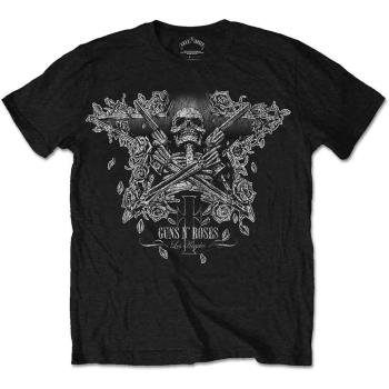 Guns N Roses: Guns N' Roses Unisex T-Shirt/Skeleton Guns (Large)