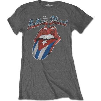 The Rolling Stones: Ladies T-Shirt/Rocks Off Cuba (X-Large)