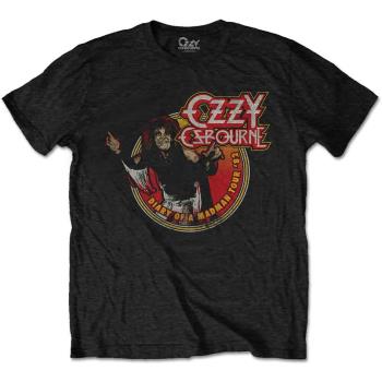 Ozzy Osbourne: Unisex T-Shirt/Diary of a Mad Man Tour 1982 (Medium)
