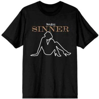 Judas Priest: Unisex T-Shirt/Sin After Sin Sinner Slogan Lady (Medium)