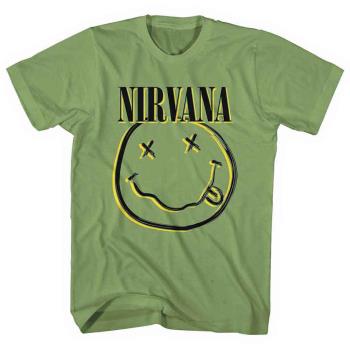 Nirvana: Unisex T-Shirt/Inverse Happy Face (Medium)