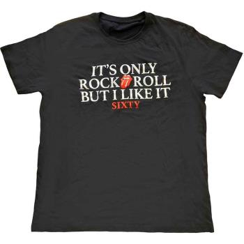 The Rolling Stones: Unisex T-Shirt/Sixty It's only R&R but I like it (Foiled) (Large)