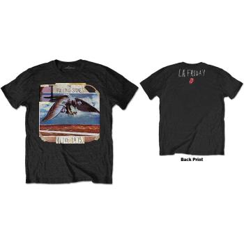 The Rolling Stones: Unisex T-Shirt/LA Friday (Back Print) (X-Large)