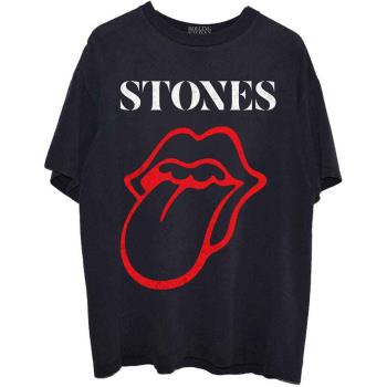 The Rolling Stones: Unisex T-Shirt/Sixty Classic Vintage Tongue (Small)