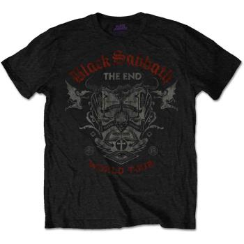 Black Sabbath: Unisex T-Shirt/The End Reading Skull (Small)