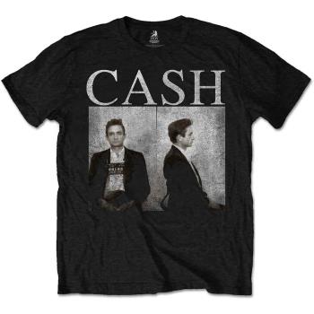 Johnny Cash: Unisex T-Shirt/Mug Shot (Small)
