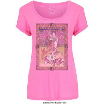 Janis Joplin: Ladies T-Shirt/Avalon Ballroom '67 (Soft Hand Inks) (Small)