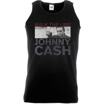 Johnny Cash: Unisex Vest T-Shirt/Studio Shot (X-Large)