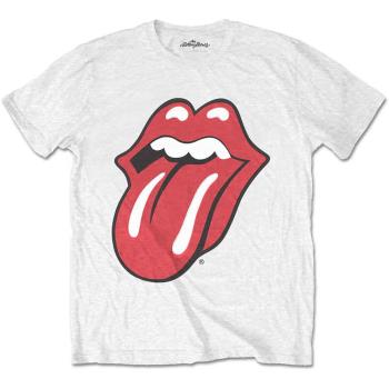 The Rolling Stones: Unisex T-Shirt/Classic Tongue (Soft Hand Inks) (Large)