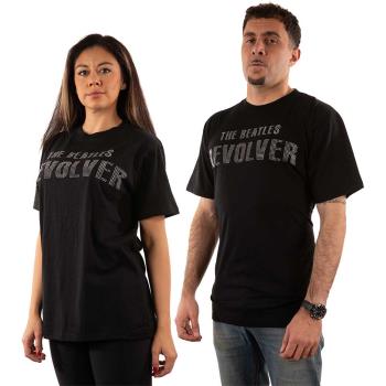 The Beatles: Unisex T-Shirt/Revolver (Embellished) (Medium)