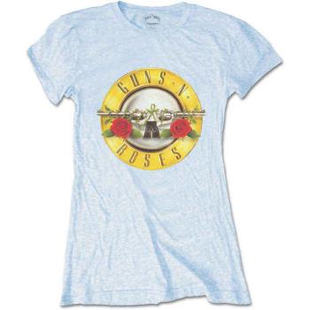 Guns N Roses: Guns N' Roses Ladies T-Shirt/Classic Bullet Logo (Skinny Fit) (Small)