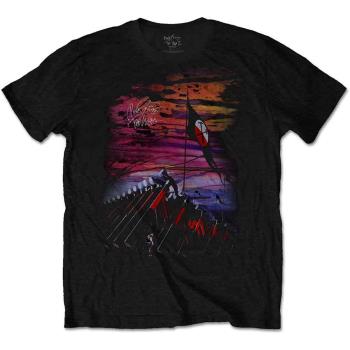 Pink Floyd: Unisex T-Shirt/The Wall Flag & Hammers (X-Large)