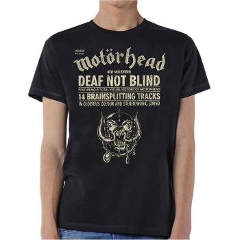 Motörhead: Unisex T-Shirt/Deaf Not Blind (X-Large)