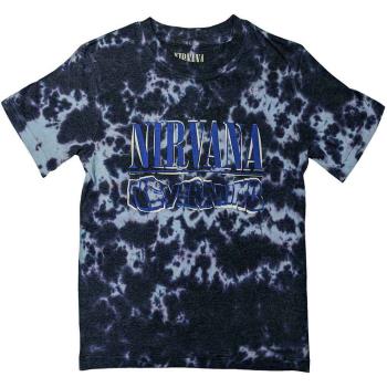 Nirvana: Unisex T-Shirt/Nevermind Wavy Logo (Wash Collection) (Small)