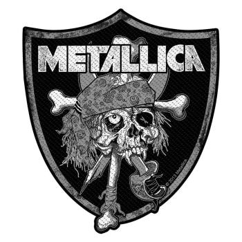 Metallica: Standard Woven Patch/Raiders Skull