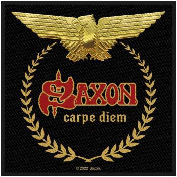 Saxon: Standard Woven Patch/Carpe Diem