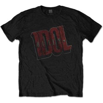 Billy Idol: Unisex T-Shirt/Vintage Logo (Large)