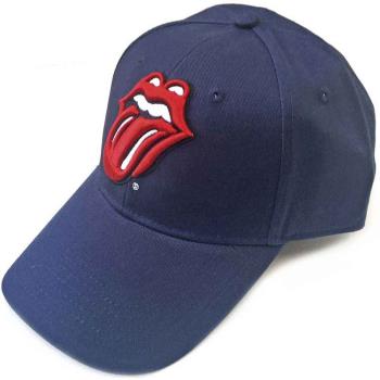 The Rolling Stones: Unisex Baseball Cap/Classic Tongue (Navy Blue)