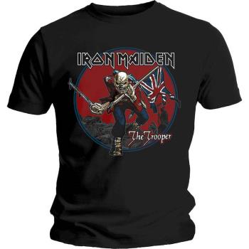Iron Maiden: Unisex T-Shirt/Trooper Red Sky (Large)