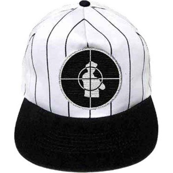 Public Enemy: Unisex Baseball Cap/Solid Target (Black & White)