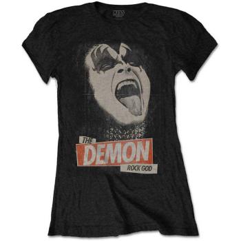 KISS: Ladies T-Shirt/The Demon Rock (Small)