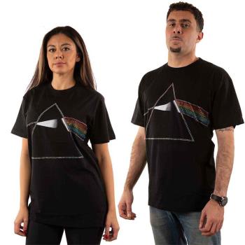 Pink Floyd: Unisex T-Shirt/Dark Side of the Moon (Embellished) (Small)