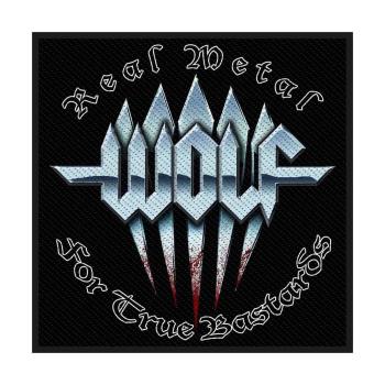 Wolf: Standard Woven Patch/Real Metal