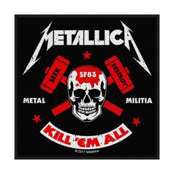 Metallica: Standard Woven Patch/Metal Militia