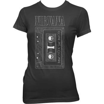 Nirvana: Ladies T-Shirt/As You Are Tape (Small)