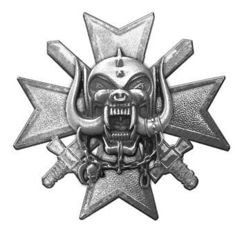 Motörhead: Pin Badge/Bad Magic (Die-Cast Relief)
